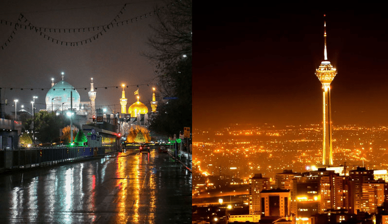 راهنمای سفر به مشهد از تهران